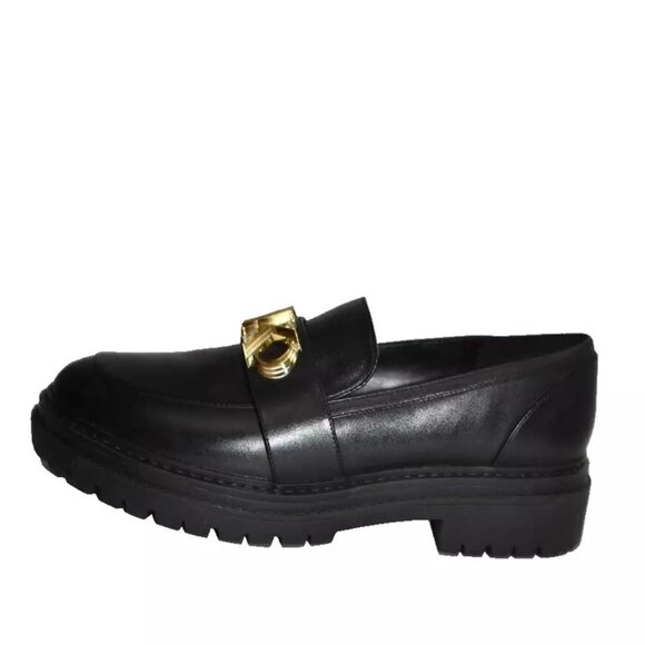 New! MICHAEL Michael Kors Women's Parker Leather Loafers Black 10 M DD468 - Picture 3 of 7